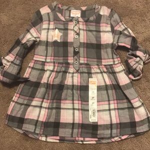 2t Jumping Beans flannel top
